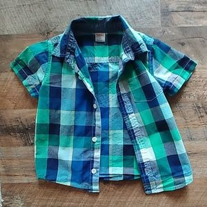 Gymboree Plaid Dress Shirt 2T